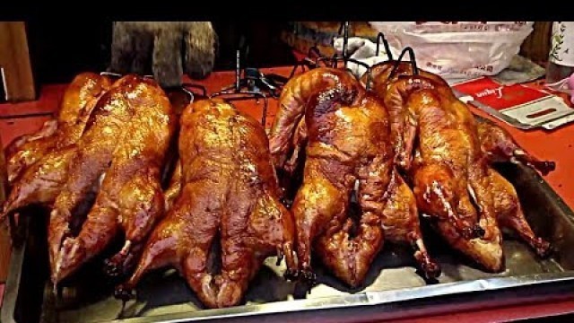 'Best Roast Duck In Beijing, China  (China Street Food)  What To Eat In China'