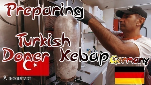 'How to make Döner Kebap | Turkish Food in Germany'