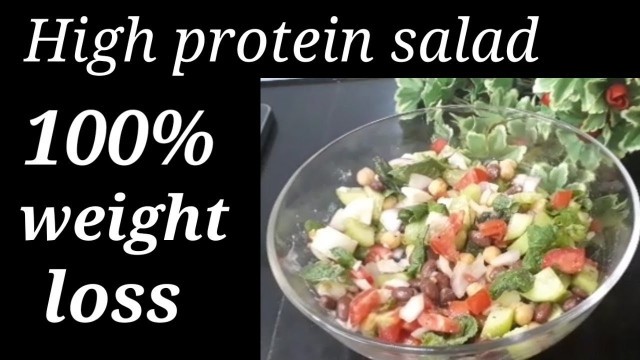 'High Protein Salad For Weight Loss | Mixed Food Tech'