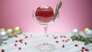 'Impress Your Guests With This Cocktail-Filled Ice Ball!'