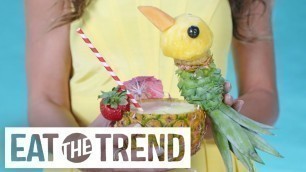 'This Insane Pineapple-Carving Trick Will Make Your Jaw Drop | Eat the Trend'
