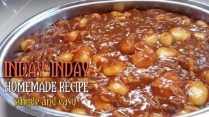 'INDAY INDAY HOMEMADE RECIPE (simple and easy) / kimboy vlog'