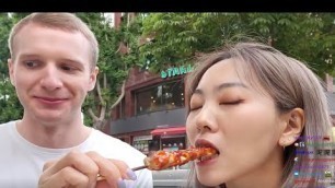 'Jankos tries Korean Food with Plumy'