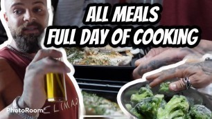 'FULL DAY OF COOKING - Alle Meals / Meal Prep Bodybuilding gerecht'