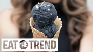 'How to Make Black Ice Cream at Home | Eat the Trend'