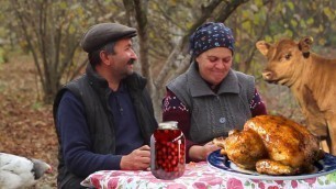 'Quyuda Hinduşka Kəbabı, Roast Turkey Recipe, Country Life Vlog'
