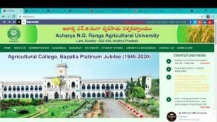 'AP EAMCET 2021  Agriculture Horticulture Food Technology Fishery Science Veterinary Notification'