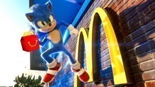 'SONIC 2 McDONALD\'S HAPPY MEAL TOYS COMMERCIAL REVIEW APRIL MAY 2022 COMPLETE SET MOVIE COLLECTION'