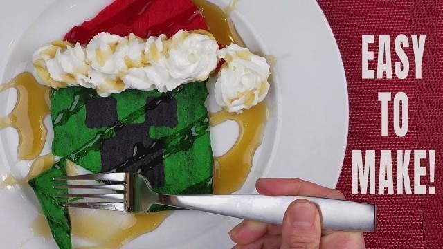 'Pancake Ideas Easy Minecraft Pancake Art Christmas Food Ideas'