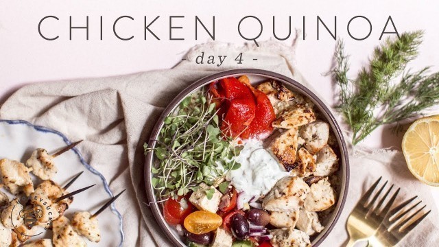 'Easy & Healthy CHICKEN QUINOA Grain Bowl 