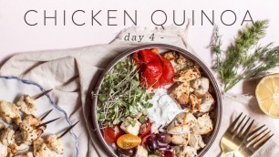 'Easy & Healthy CHICKEN QUINOA Grain Bowl 
