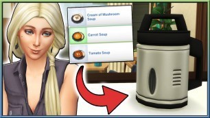 'FUNCTIONAL SOUP MAKER & Lunch Box Mods! | The Sims 4 (by icemunmun)'