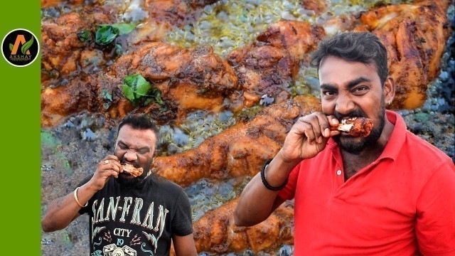'Spicy Chicken Drumsticks Fry | Chicken Leg Piece Fry | Easy Steps | Village Cooking In Kannada'