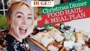 'Christmas Dinner Food Haul & Recipes for 14 People | SJ STRUM'