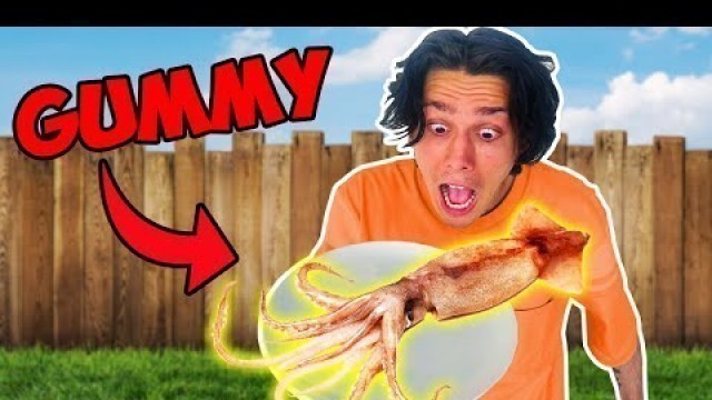 'EATING ONLY GUMMY FOOD FOR 24 HOURS (HARD) | NichLmao'