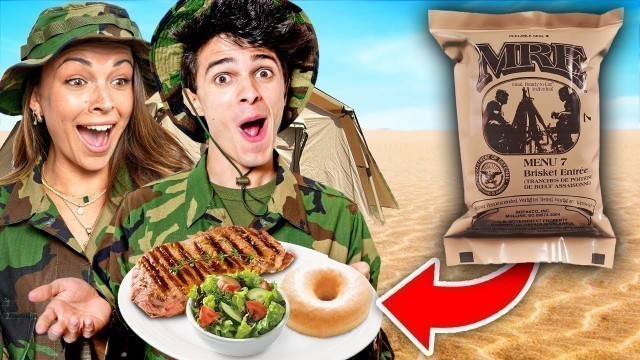 'Eating ONLY Military Food for 24 HOURS!'