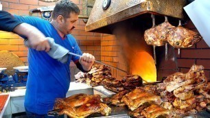 'STREET FOOD IN TURKEY - MAKING THE JUICIEST LAMB KEBAB + STREET FOOD TOUR IN DENIZLI, TURKEY'