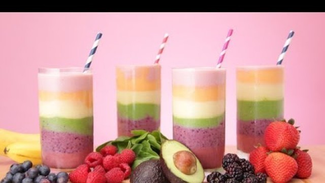 'How to Make a Rainbow Smoothie'