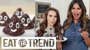 'Poo Emoji Brownies With Rosanna Pansino | Eat the Trend'