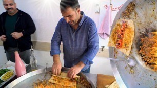'Huge Turkish Food Tour in Antalya | KING of Tantuni | Street Food Tour in Antalya, Turkey'