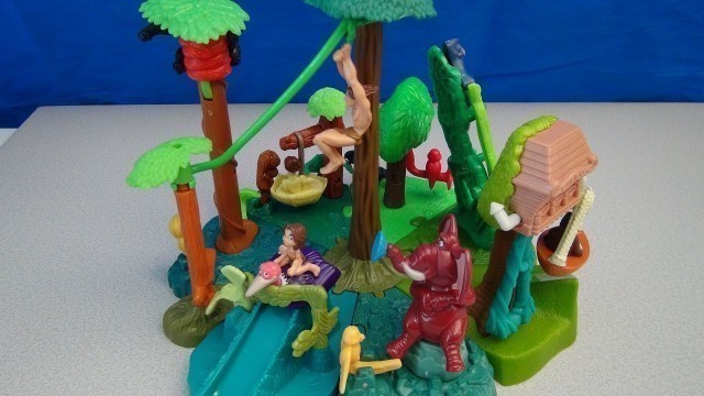 'DISNEY\'S TARZAN MOVIE 2000 HAPPY MEAL TOY COLLECTION VIDEO REVIEW'