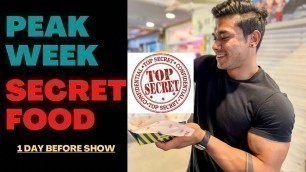 'The SECRET FOOD to eat 1 day before show | Bodybuilding prep | Peak week | Shopping day'
