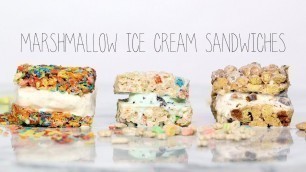 'How to Make Fruity Pebble Marshmallow Ice Cream Sandwiches | Eat the Trend'