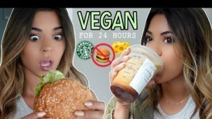 'I Ate ONLY Vegan Food for 24 HOURS - FOOD CHALLENGE'