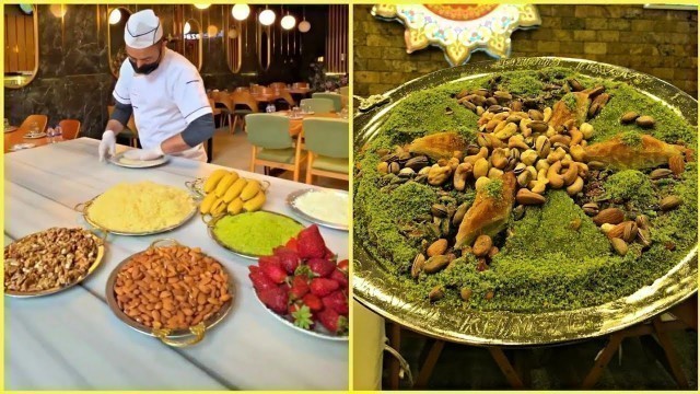 'Turkish sweets | turkey cuisine | Turkish street food | trying turkish street food'