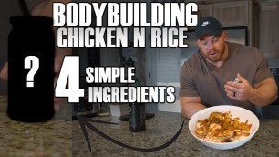 'TASTY CHICKEN & RICE MEAL | BODYBUILDING MEAL PREP WITH IFBB PRO BODYBUILDER JUSTIN SHIER'