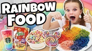 'WE ONLY ate RAINBOW food for 24 HOURS!'