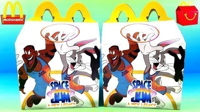 'McDONALD\'S SPACE JAM 2 HAPPY MEAL TOYS BOX COMPLETE SET 12 LUCA NEXT AUGUST REVEAL DATES REVIEW 2021'