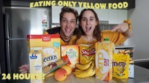 'Only Eating Yellow Food for 24 Hours!!'