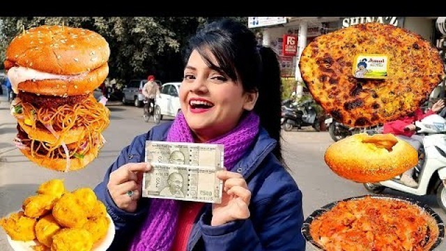 'Living on Rs 1000 for 24 HOURS Challenge | Ludhiana Food Challenge'