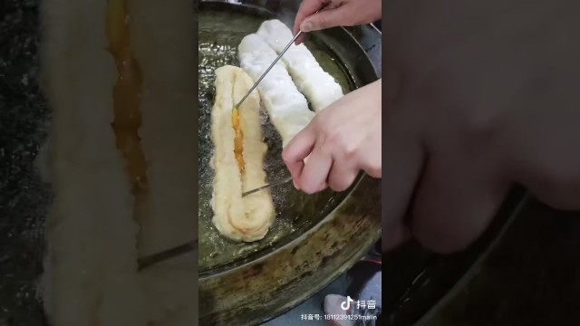 'China street food -  egg donut making skills'