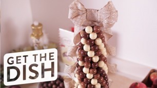'How to Make an Amazing Chocolate Truffle Tower | Get the Dish'
