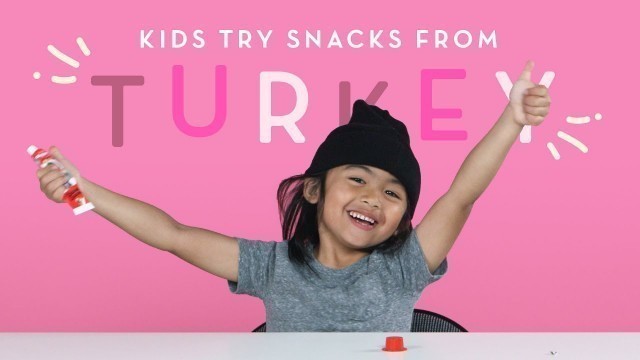 'Kids Try Snacks from Turkey | Kids Try | HiHo Kids'