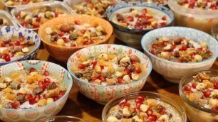'How To Make Turkish Ashura (Noah\'s Pudding) - Vegan Food'