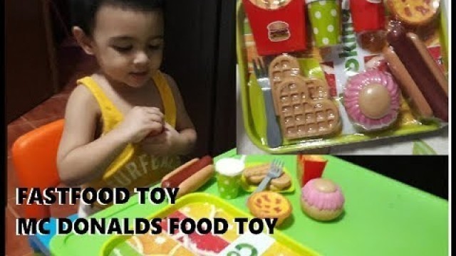 'McDonalds Food Toy Review/Fast Food Toy for Kids'