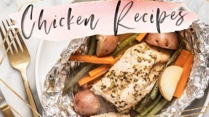 '5 UNboring CHICKEN DINNER Recipes (Healthy) | HONEYSUCKLE'