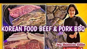 'KOREAN FOOD BEEF AND PORK BBQ'