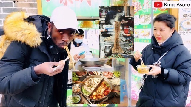 'Being Black In China ! Black Guy Tries  Chinese Street Food For The First Time in China !'