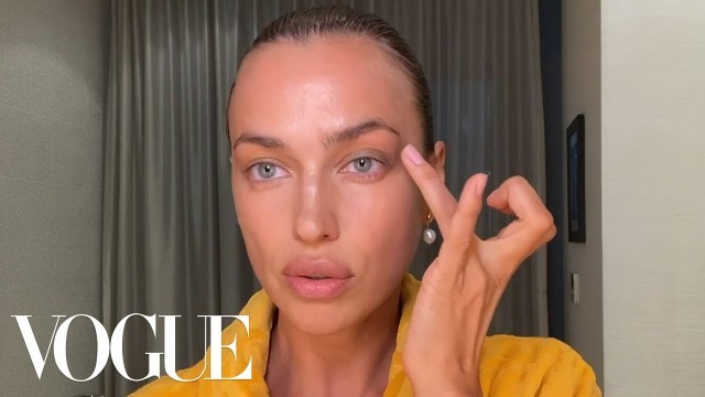 'Irina Shayk’s Guide to Fresh Skin & Full Brows | Beauty Secrets | Vogue'