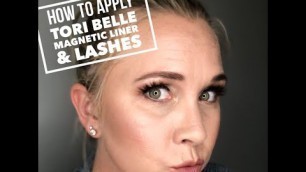 'Tori Belle Cosmetics | Magnetic Eyeliner + Lash Full Tutorial'