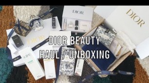 'Dior Beauty Unboxing / Haul - Black Friday & Christmas 2021 GWPs'