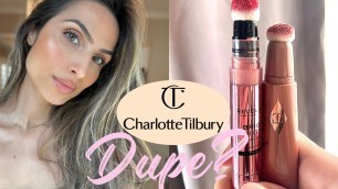 'CHARLOTTE TILBURY PINKGASM DUPE??  Makeup Revolution Bright Light Highlighter Beam Pink'