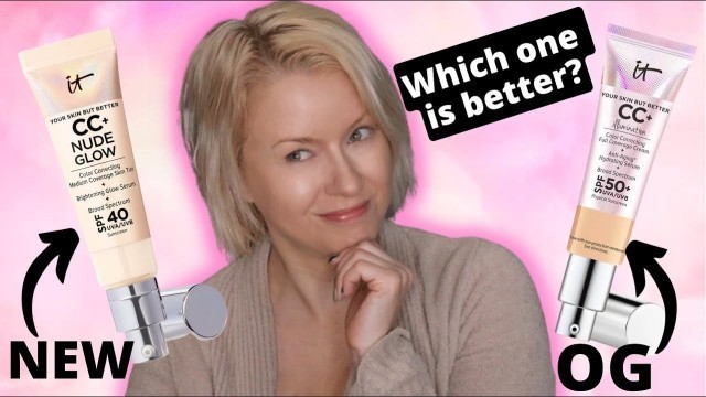 'NEW IT Cosmetics CC Nude Glow vs CC Illumination | What\'s the Difference? | Steff\'s Beauty Stash'