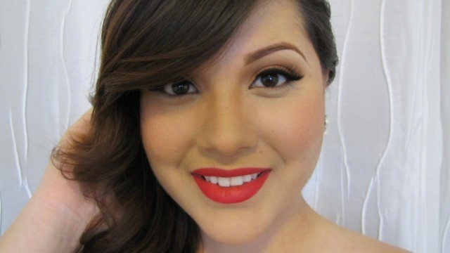 'Ariana Grande Inspired Makeup Tutorial: Red Lips & Full Lashes'