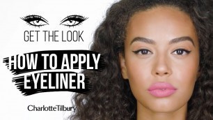 'Eyeliner tutorial for beginners | Charlotte Tilbury'