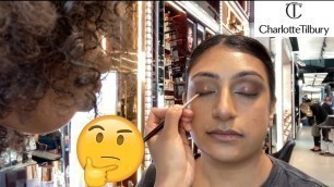 'GETTING MY MAKEUP DONE AT A CHARLOTTE TILBURY COUNTER | MY FIRST MAKEOVER AT A COUNTER | JAINA'